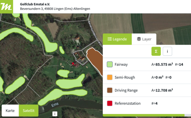 Screenshot Golfplatz Emstal